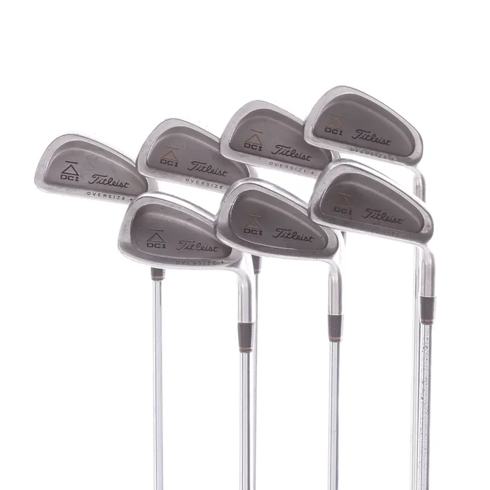 Titleist DCI Oversize Plus Gold Steel Men’s Right Hand Iron 3-9 Tri Spec – Regular