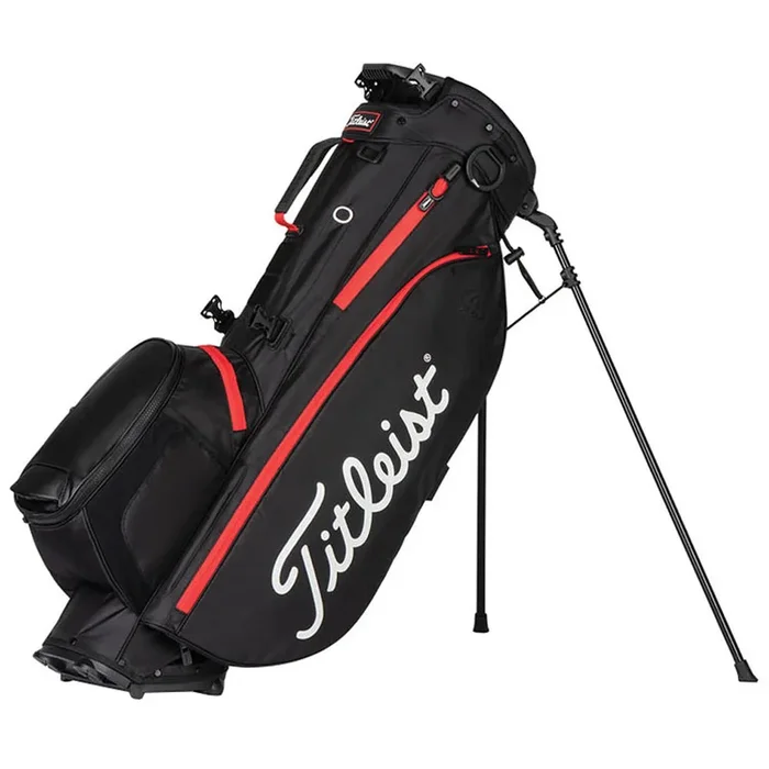Titleist Player 4 Plus Stand Bag – Black/Red
