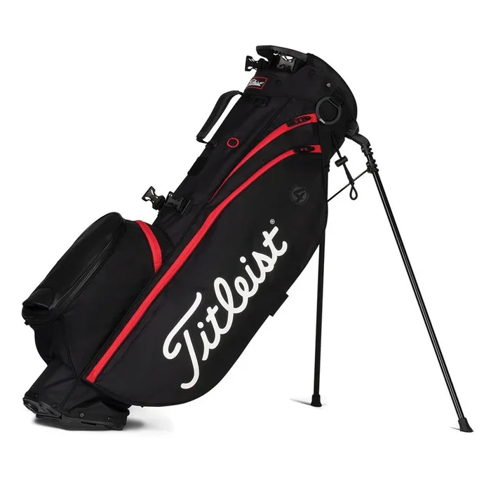 Titleist Player 4 Stand Bag – Black/Red