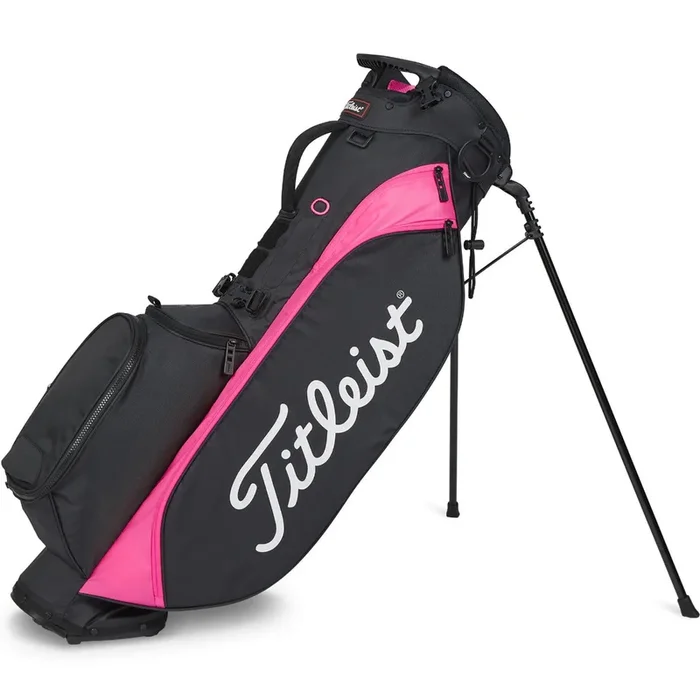 Titleist Players 4 Stand Bag – Black/Candy