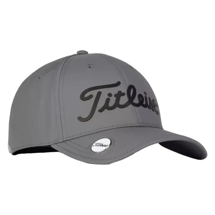 Titleist Players Performance Ball Marker Golf Cap Charcoal/Black – 24 Men