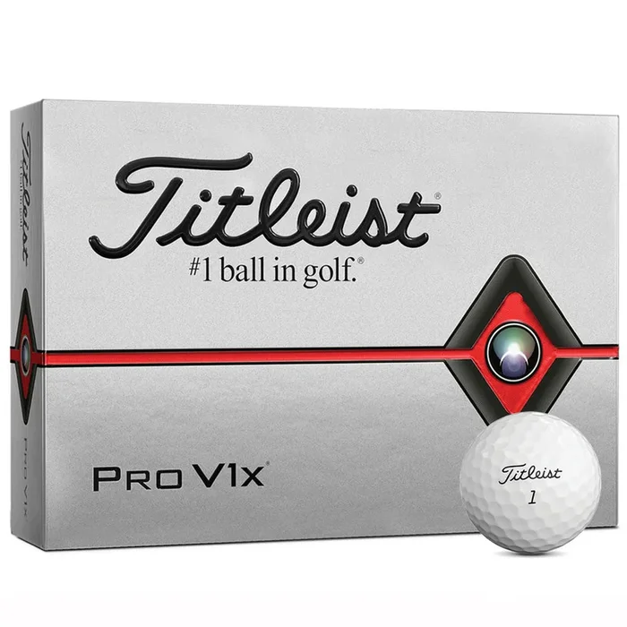 Titleist Pro V1 X White Golf Balls – 12 Pack