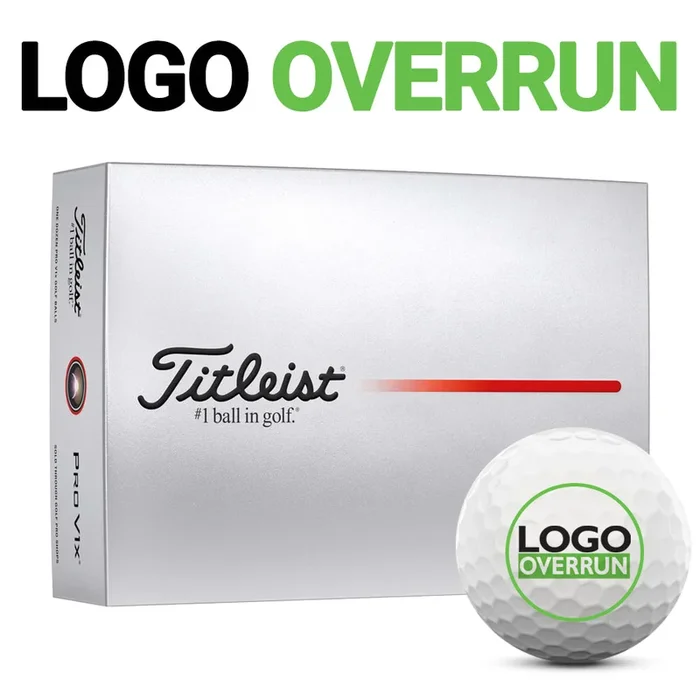 Titleist Pro V1x Golf Balls – LOGO OVERRUN