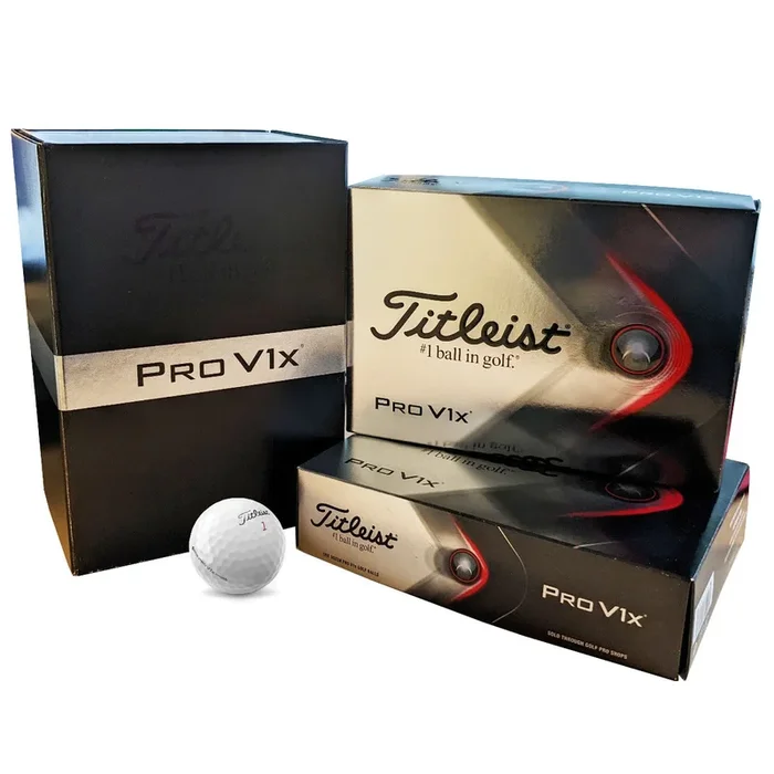 Titleist Pro V1x White Golf Balls – Gift Pack – Double Dozen
