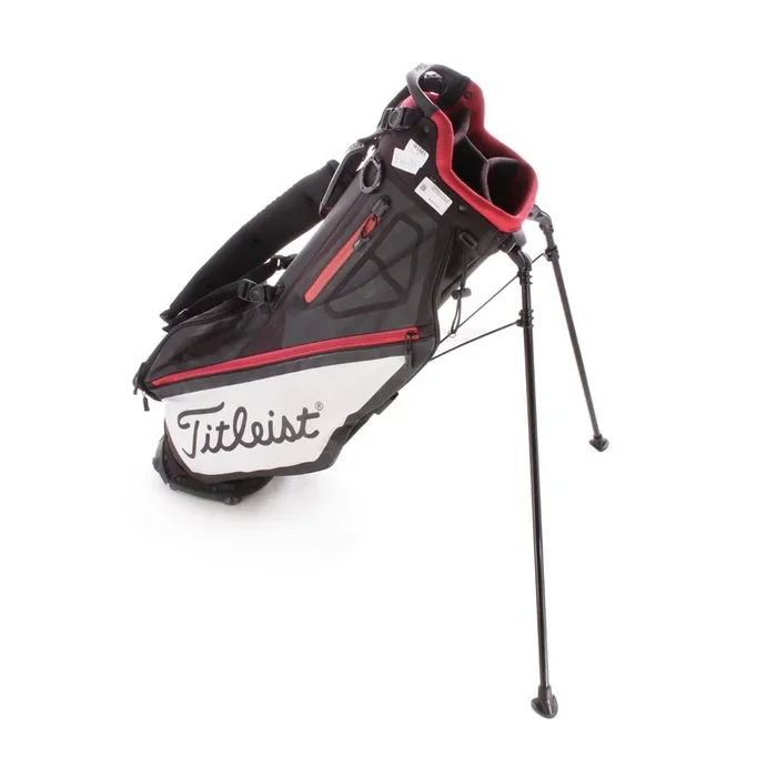 Titleist Second Hand Stand Bag – Black/White/Red