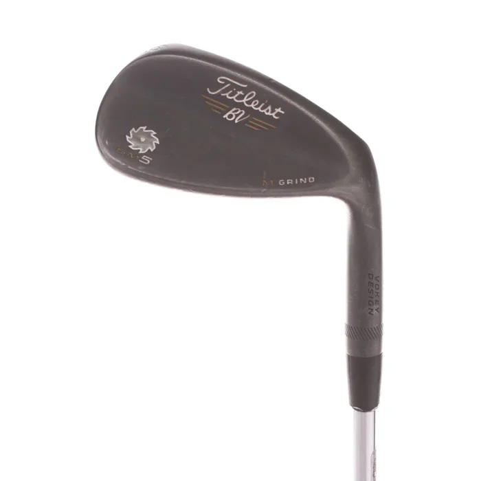 Titleist SM 5 Black Steel Men’s Right Sand Wedge 56 Degree 10 Bounce M Grind Wedge Flex – Dynamic Gold / Wedge Flex