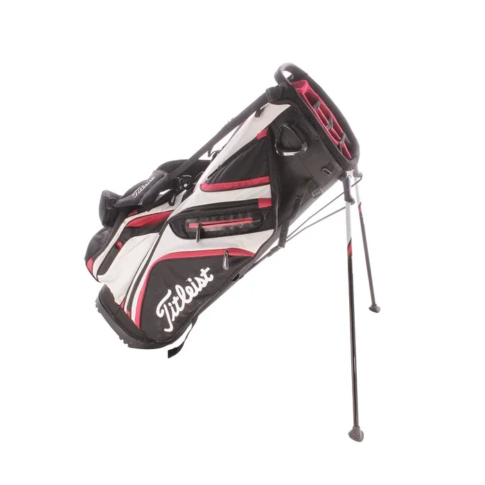 Titleist Stand 14 Stand Bag – White/Black/Red