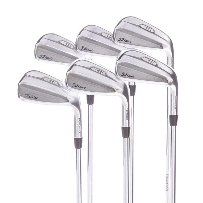 Titleist T100 2021 Steel Men’s Right Hand Irons 4-9 Extra Stiff – Project X 6.5