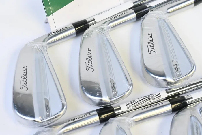 Titleist T100 2023 Irons / 4-PW / Stiff Flex AMT S300 Tour White Shafts