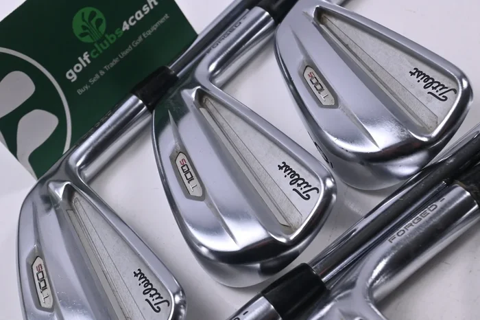 Titleist T100.S 2021 Irons / 4-9i / Stiff Flex AMT Tour White S300 Shafts