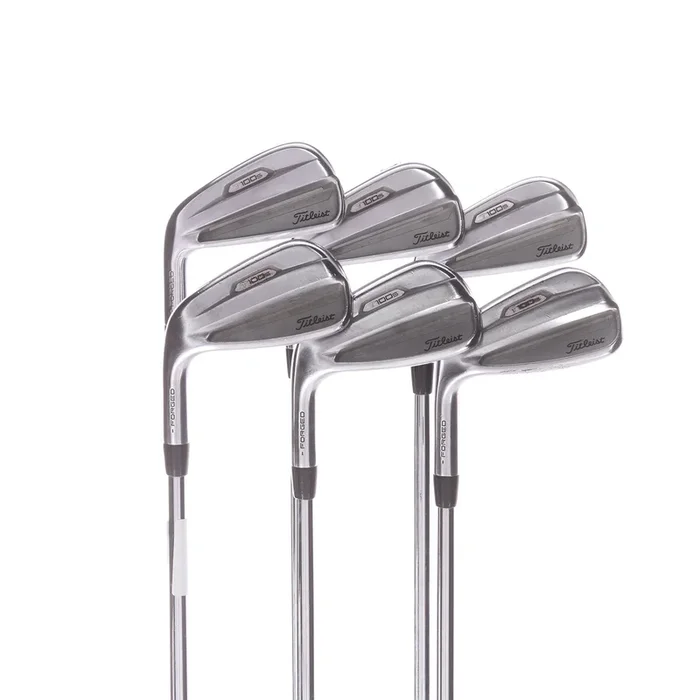 Titleist T100S 2019 Steel Men’s Left Irons 5-PW Stiff – True Temper Tour White AMT S300
