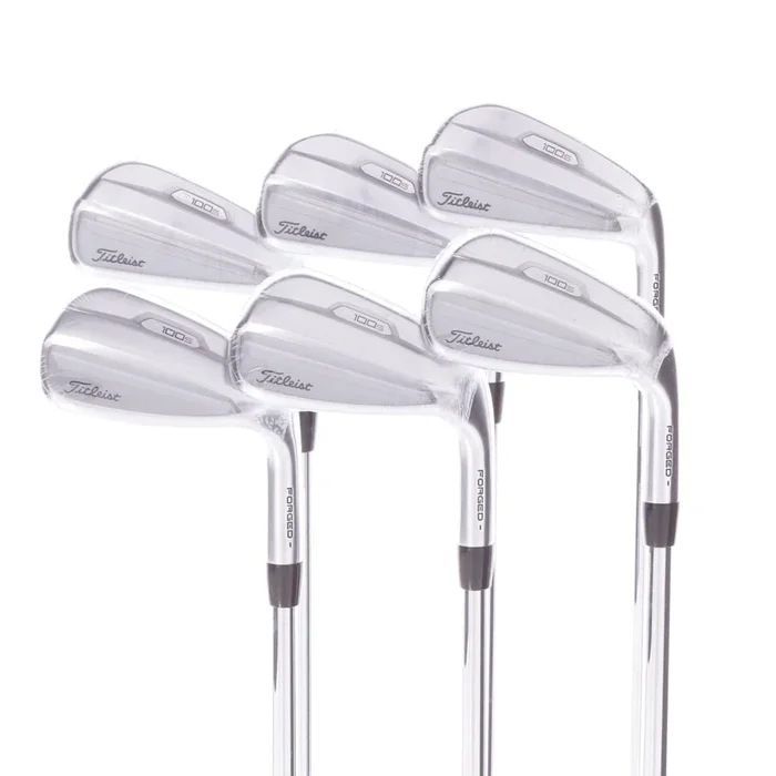 Titleist T100s Brand New Steel Men’s Right Hand Irons 5-PW Stiff – NS Pro Modus Tour 105