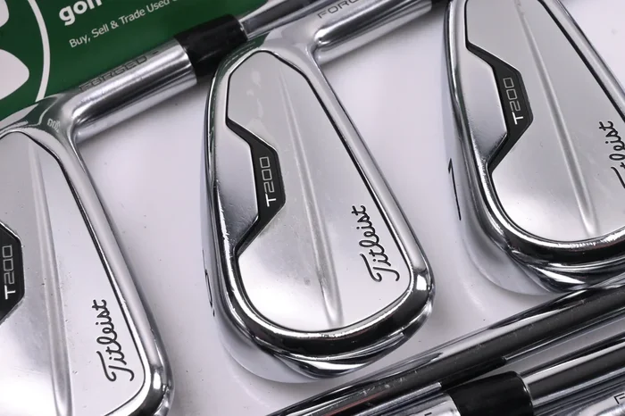 Titleist T200 2021 Irons / 5-PW+48° / Stiff Flex AMT Tour White S300 Shafts