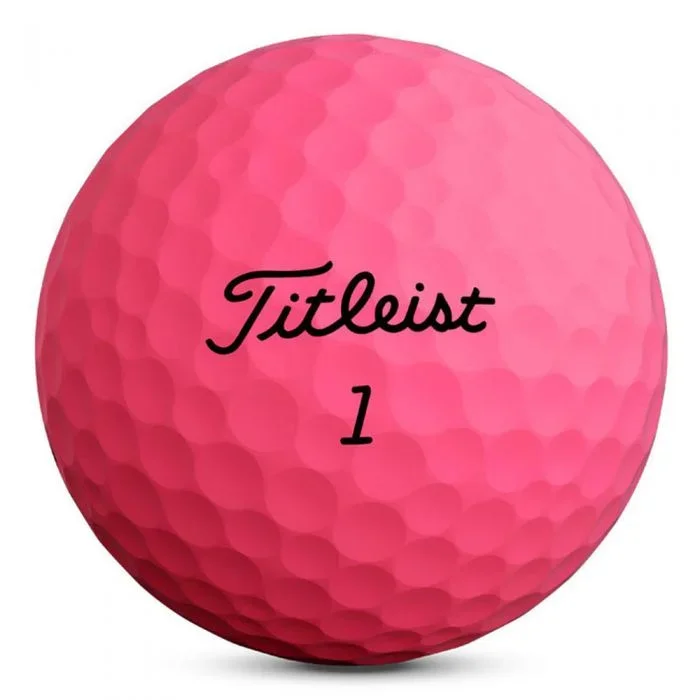 Titleist Velocity Matte Pink Golf Balls – 12 Pack