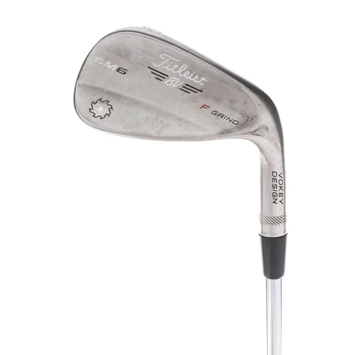 Titleist Vokey SM6 Steel Men’s Right Gap Wedge 50 Degree 12 Bounce Wedge – True Temper