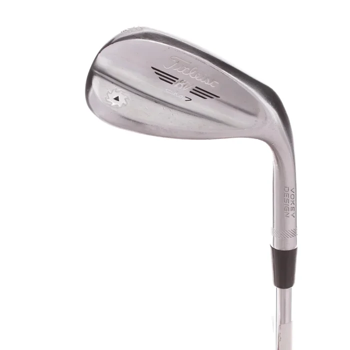 Titleist Vokey SM7 Tour Chrome M-Grind Steel Men’s Right Lob Wedge 58 Degree 8 Bounce Wedge – BV Design