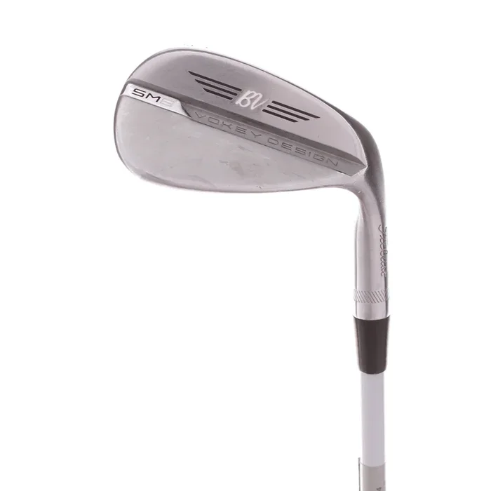 Titleist Vokey SM8 Chrome Steel Ladies Right Gap Wedge 50 Degree 12 Bounce F Grind Wedge – Tensei Red L