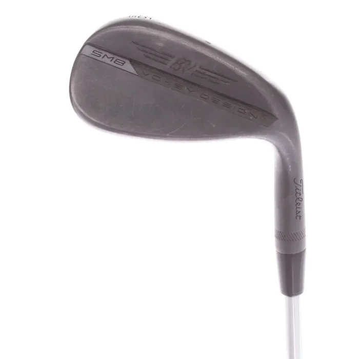 Titleist Vokey SM8 Jet Black S Grind Steel Men’s Right Hand Sand Wedge 56 Degree 10 Bounce Wedge – BV Vokey