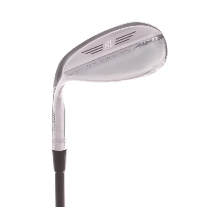 Titleist Vokey SM8 Tour Chrome Graphite Men’s Left Lob Wedge 60 Degree 10 Bounce S Grind Senior – Tensei AM2 Red A