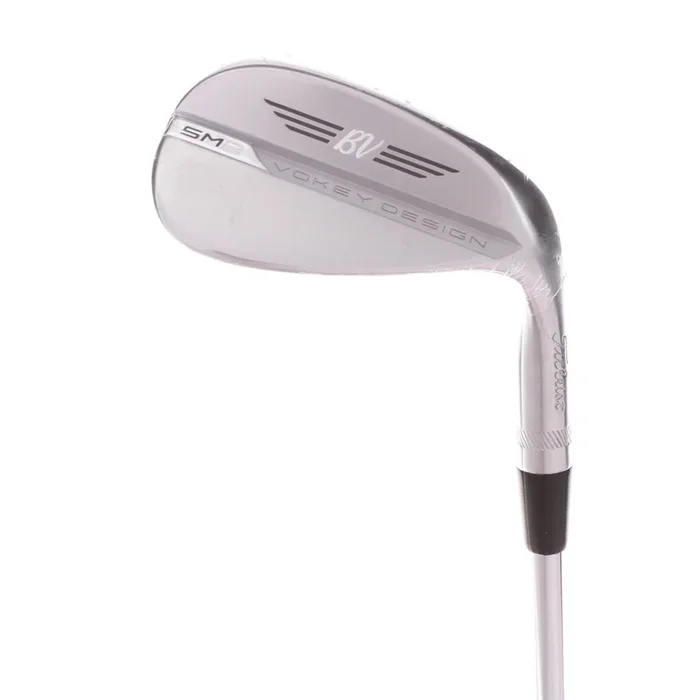 Titleist Vokey SM8 Tour Chrome Steel Men’s Right Gap Wedge 52 Degree 08 Bounce F Grind Stiff – Project X 6.0