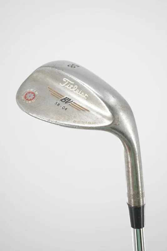 Titleist Vokey Spin Milled Black Nickel 58 Degree Wedge S Flex 34.5″