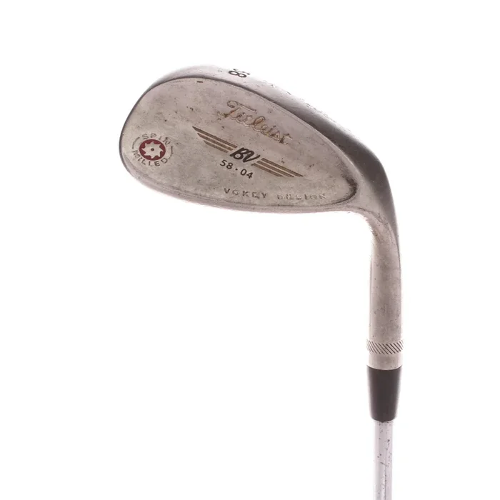 Titleist Vokey Spin Milled Steel Mens Right Hand Lob Wedge 58 Degree 4 Bounce Wedge – Vokey Design