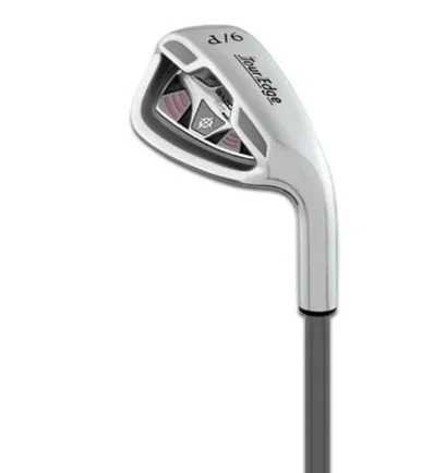 Tour Edge Max-J 9/PW Iron for Ages 5-8 (kids 44-52″ tall) Pink