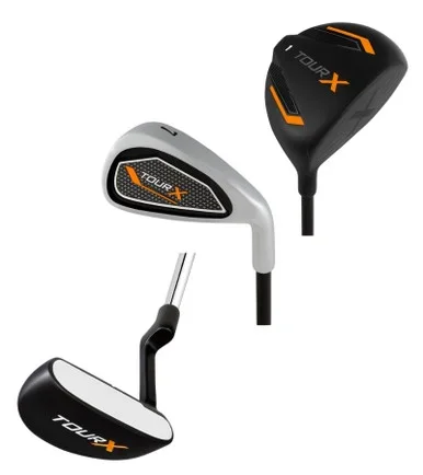 Tour X 3 Club Bundle for Ages 12-14 (kids 54-62″ tall) No Bag – Left Hand