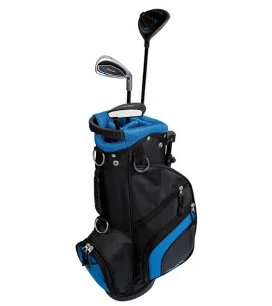 Tour X 3 Club Toddler Golf Set for Ages 2-4 (kids 30-38″ tall) Blue