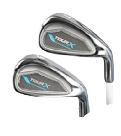 Tour X 7 Iron or 9 Iron for Girls Ages 8-11 (kids 46-54″ tall) Teal