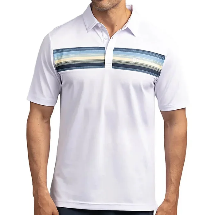 TravisMathew Picnic Golf Polo Heather Alabaste Gleam – 19 Men