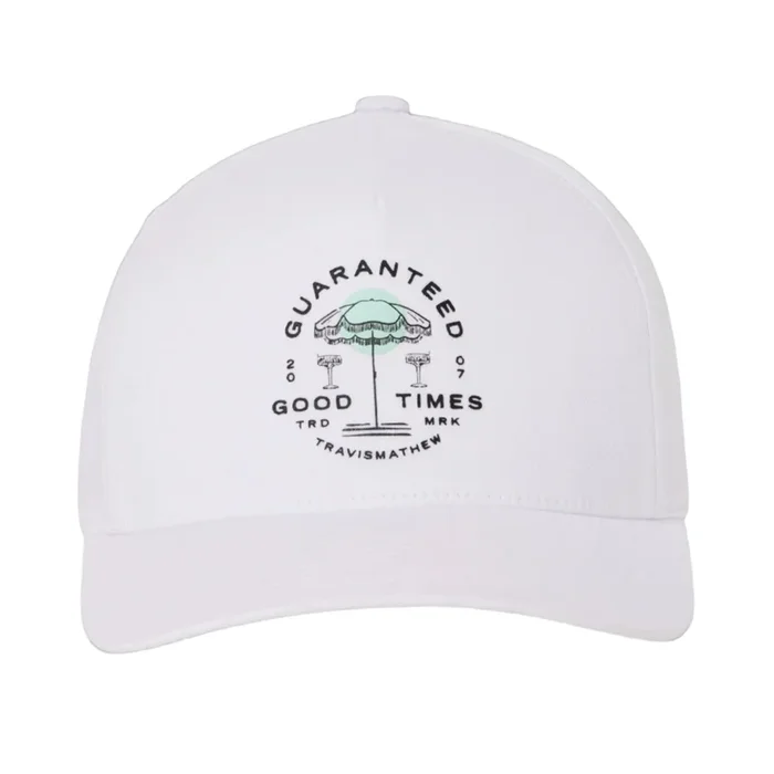 TravisMathew Summer Sail Snapback – White