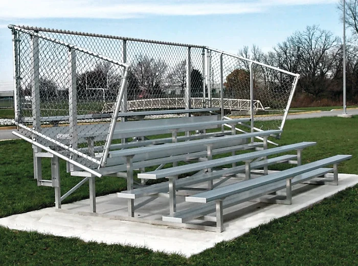 Trigon Sports 10 Row Preferred Standard Aluminum Bleachers