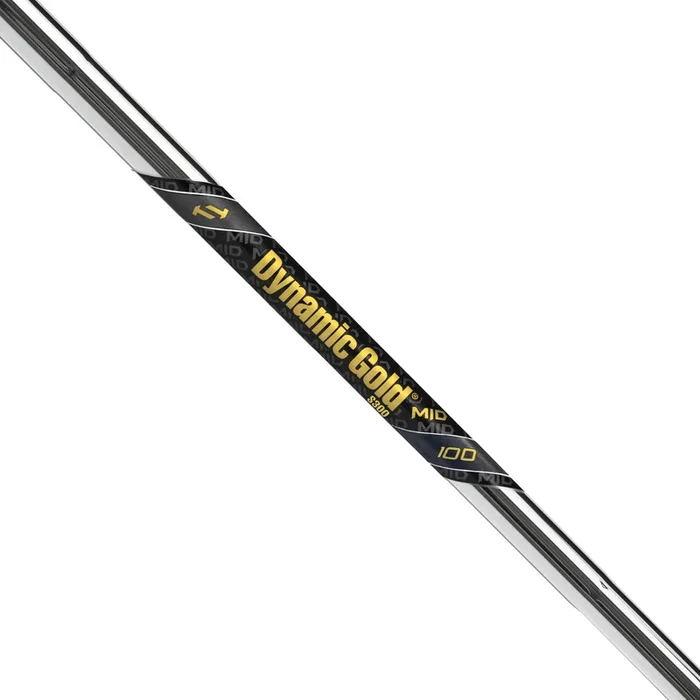 True Temper Dynamic Gold MID 100 Iron Steel Shaft (0.355″ Tapered Tip)