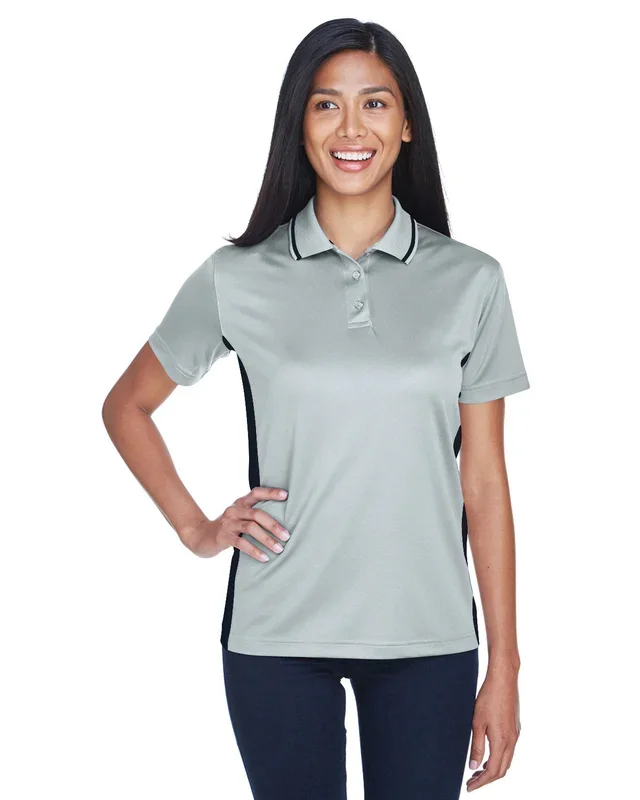 UltraClub Ladies’ Cool & Dry Sport Two-Tone Polo