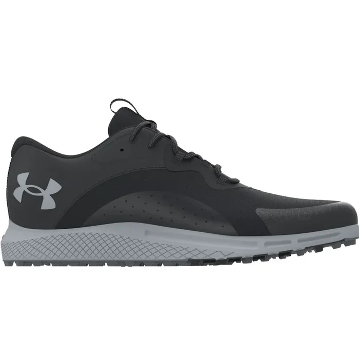 Under Armour Charged Draw 2 Spikeless Waterproof Shoes – Black/Black/Mod Gray