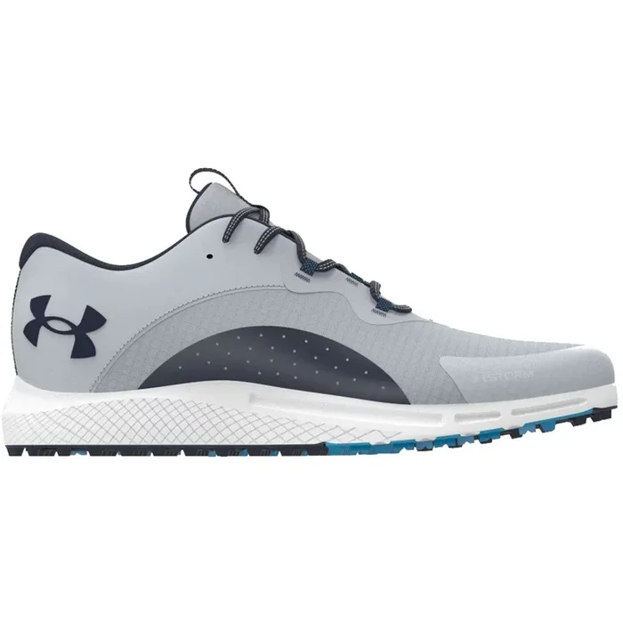 Under Armour Charged Draw 2 Spikeless Waterproof Shoes – Halo Gray/Capri/Midnight Navy