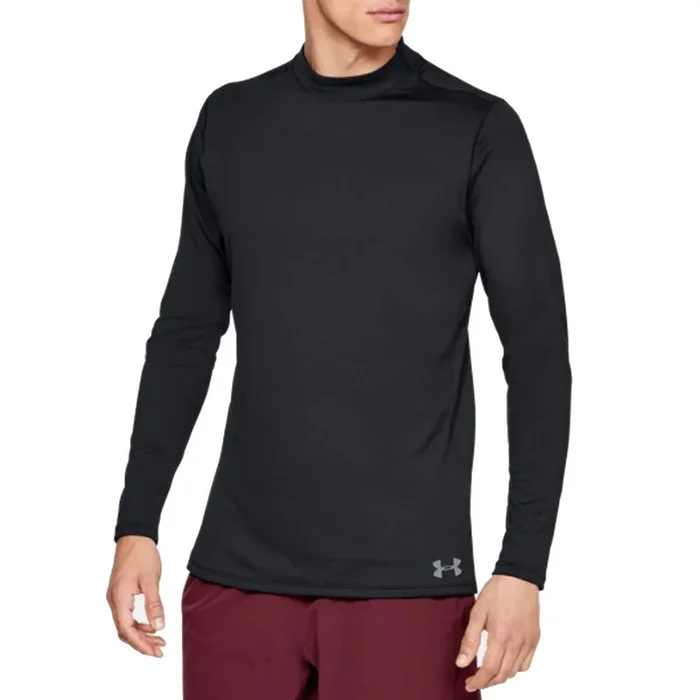 Under Armour ColdGear Mock Fitted Golf Base Layer – Black