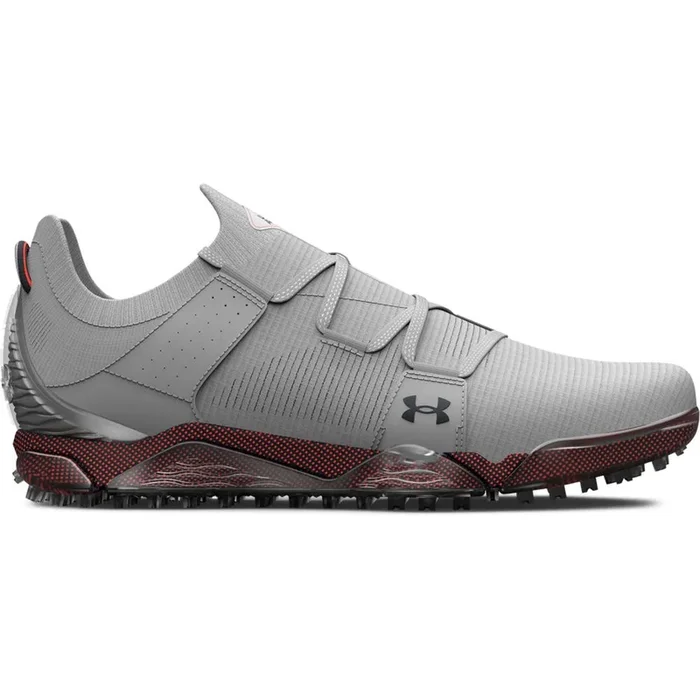 Under Armour HOVR Tour Wide Fit Spikeless Waterproof Shoes – Halo Grey/After Burn/Black