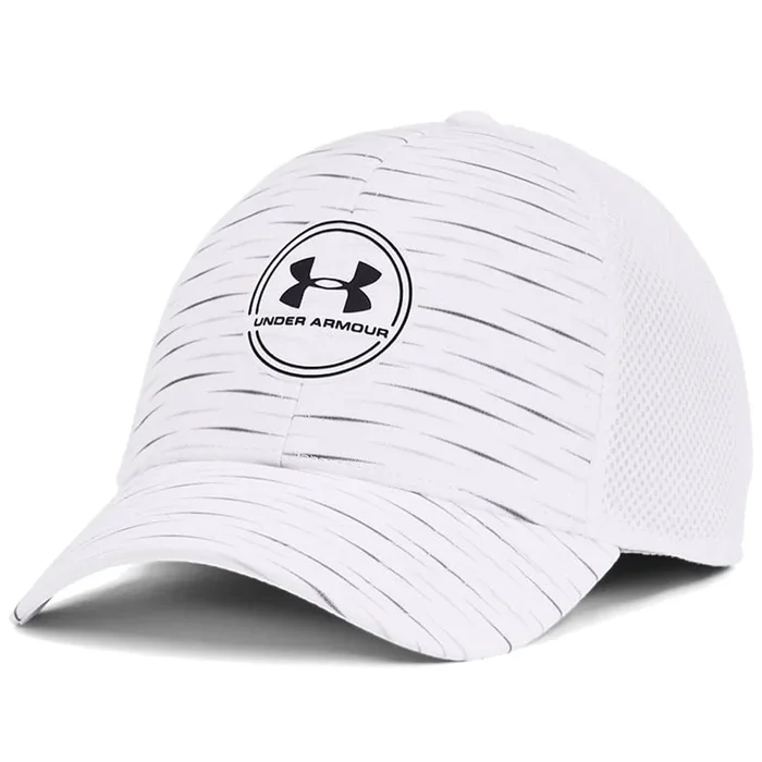Under Armour Iso-Chill Driver Mesh Cap – White/Black