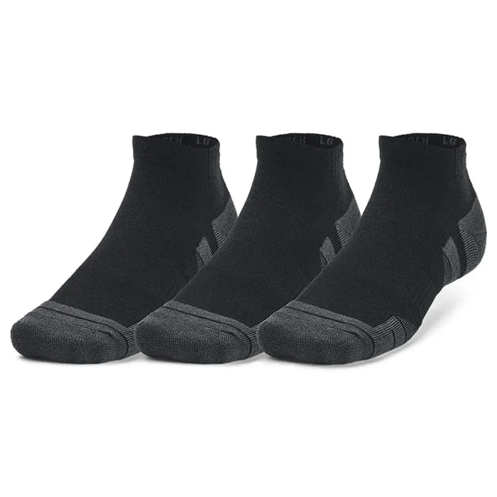 Under Armour Performance Tech Low Socks (3 Pairs) – Black