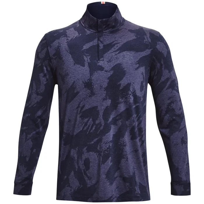 Under Armour Playoff Jacquard 1/4 Zip Pullover – Midnight Navy