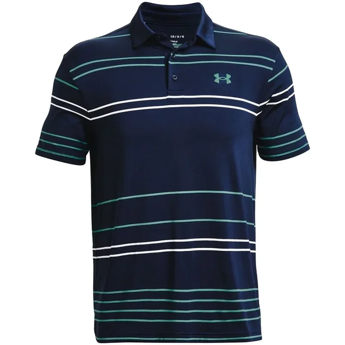 Under Armour Playoff Polo Shirt 2.0 – Academy Navy/Green/White