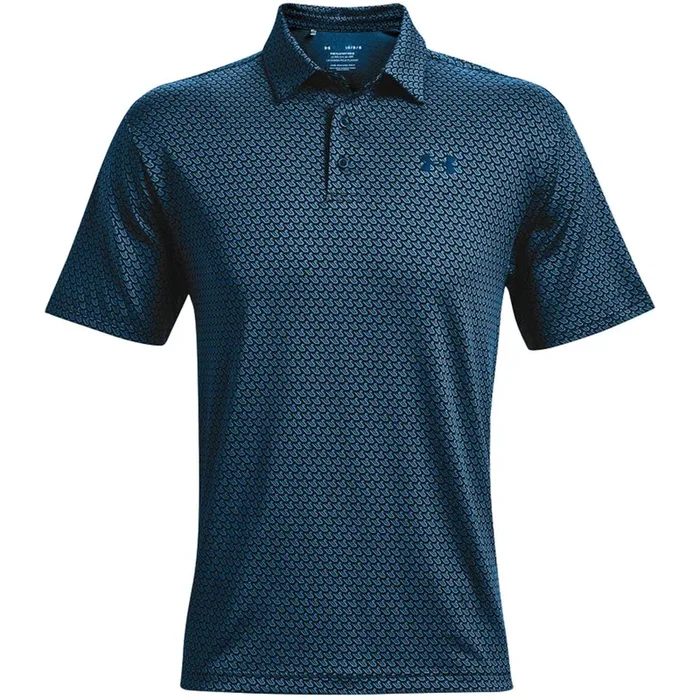 Under Armour Playoff Polo Shirt 2.0 – Blue Pattern