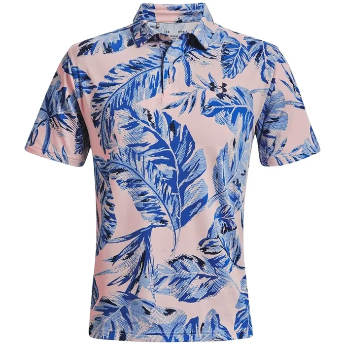 Under Armour Playoff Polo Shirt 2.0 – Rush Red Tint/Victory Blue