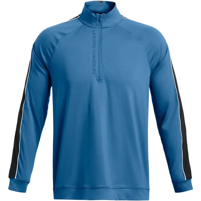 Under Armour Storm Midlayer 1/2 Zip Pullover – Photon Blue/Midnight Navy/White