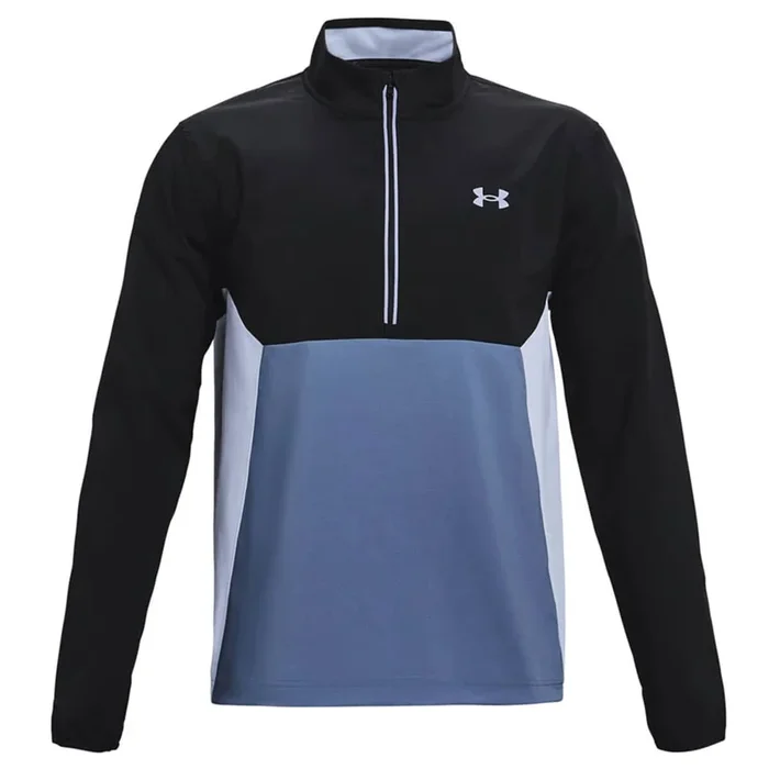 Under Armour Storm Windstrike 1/2 Zip Windproof Jacket – Mineral Blue/Black
