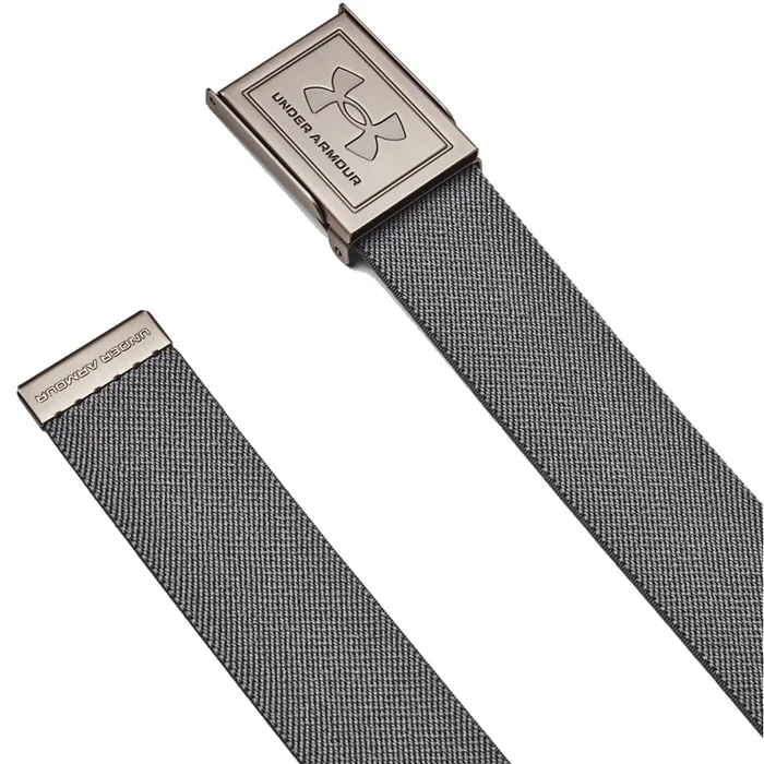 Under Armour Stretch Webbing Belt – Castlerock/Black/Silver