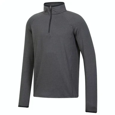 Under Armour T2 Green Half Moon Boys Quarter Zip Jet Grey