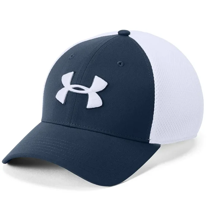 Under Armour TB Classic Mesh Golf Cap – Navy/White